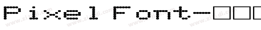Pixel Font字体转换